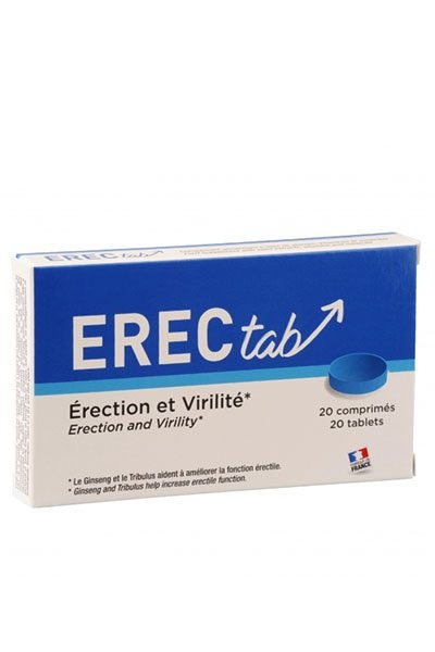 ErecTab - Stimulant Sexuel Homme - 20 comprimés