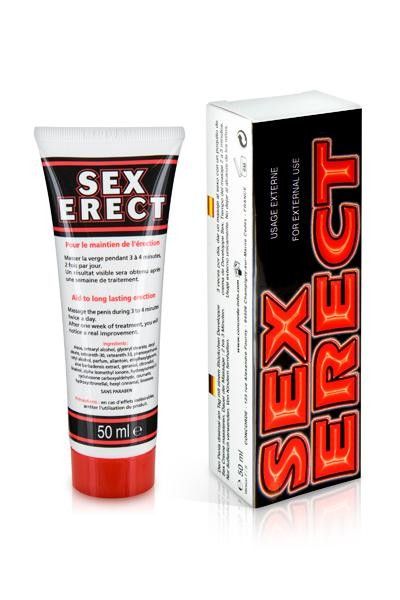 Crème stimultante pour pénis Sex Erect 50ml