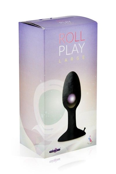 Plug anal à bille stimulante interne Roll Play