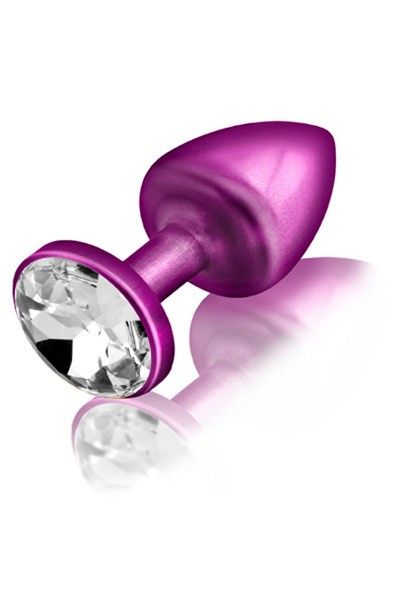 Plug bijou anal en alu style Rosebud Flamma Candy Taille 2