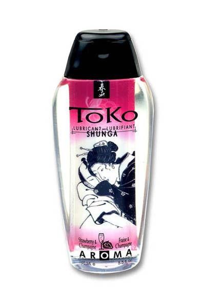 Gel lubrifiant intime Shunga Toko goût fraise 165ml