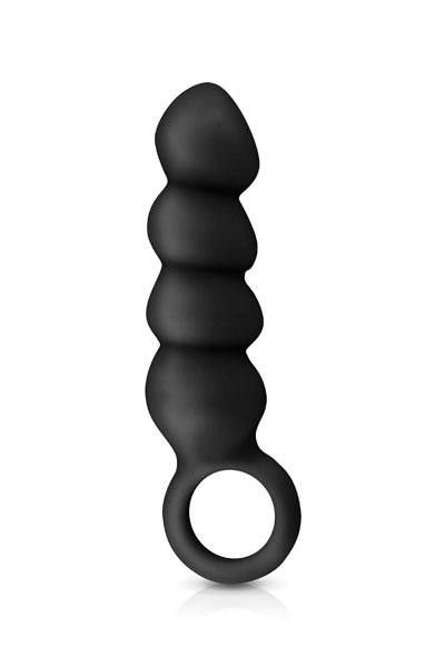 Stimulateur anal et prostate silicone Ass Cork noir