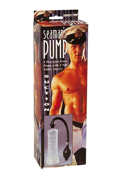 Pompe à pénis manuelle avec gaine picots Seaman's Pump