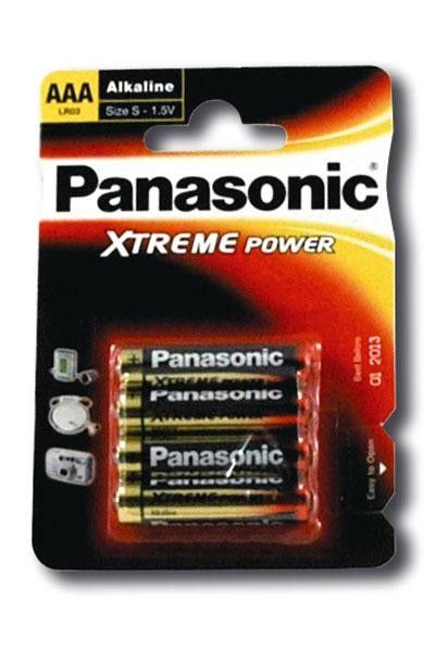 4 piles Panasonic AAA LR03