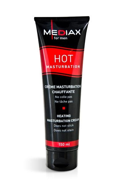 Crème masturbation chauffante homme 150ml Mediax 