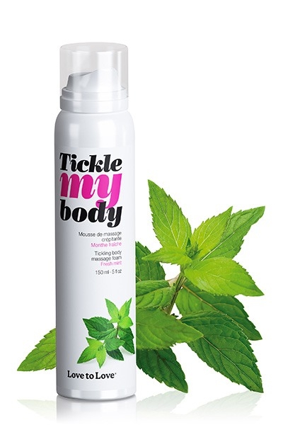Mousse Massage Crépitante Menthe - 150ml - Tickle My Body - Love to Love